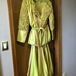 3 piece evening wear.